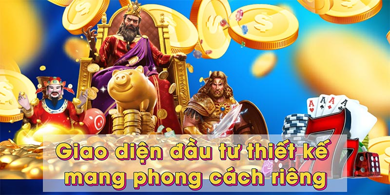 Giao diện đầu tư thiết kế mang phong cách riêng